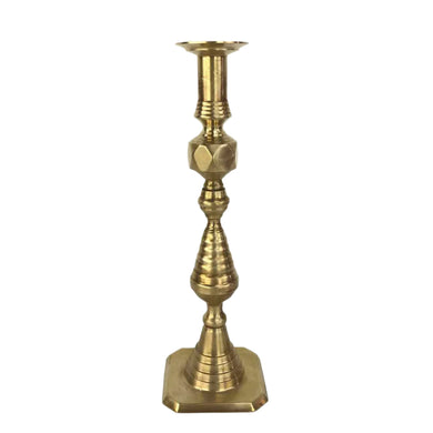 Polished Brass Candleholder