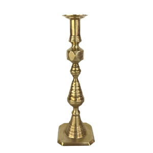 Polished Brass Candleholder