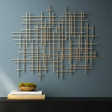 Load image into Gallery viewer, Modern Gold Wall Hanging