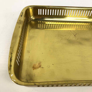 Brass Footed Tray