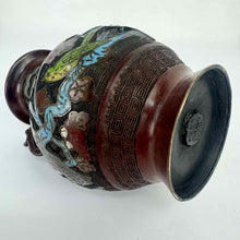 Load image into Gallery viewer, Champleve Enamel Vase