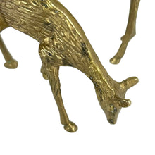 Load image into Gallery viewer, Brass Deer Candleholders