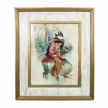 Load image into Gallery viewer, Native American Woman Painting