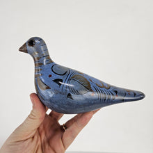 Load image into Gallery viewer, Blue Mexican Pottery Bird