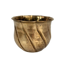 Load image into Gallery viewer, Brass Swirl Planter