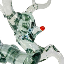 Load image into Gallery viewer, Hand Blown Glass Reindeer