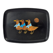 Load image into Gallery viewer, Couroc Ducks Lacquer Tray