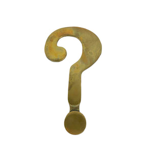 Brass Question Mark