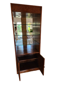Chinoiserie Burl Wall Unit
