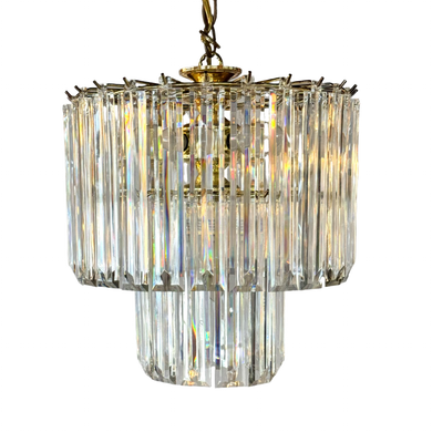 Modern Lucite Chandelier