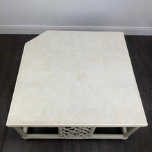 Load image into Gallery viewer, White Bamboo Coffee Table