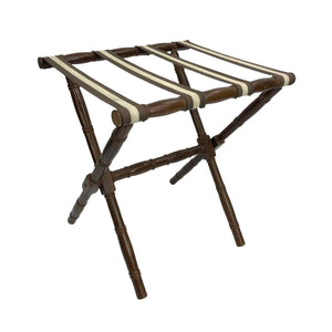 Faux Bamboo Luggage Rack