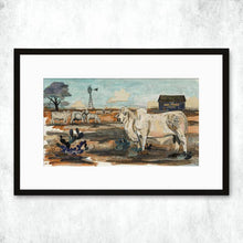 Load image into Gallery viewer, Mail Pouch Brahman Signed Print