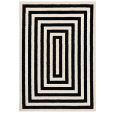 Load image into Gallery viewer, Modern Black &amp; White Rug