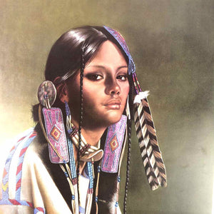 Native Woman Portrait Print