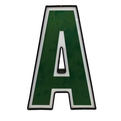 Green Channel Letter A