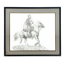 Load image into Gallery viewer, Cowboy on Horse Print