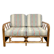 Load image into Gallery viewer, Bent Rattan Loveseat