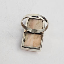 Load image into Gallery viewer, Pink Rectangle Statement Ring