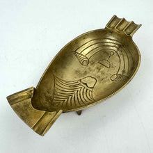 Load image into Gallery viewer, Etched Brass Ashtray