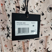 Load image into Gallery viewer, Tattoo Print Silk Dress