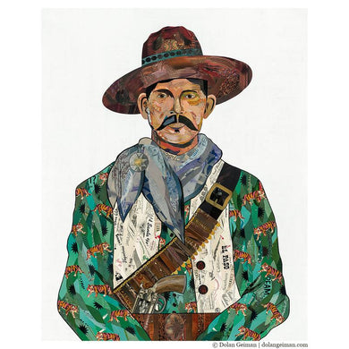 Dolan Geiman Signed Print Vaquero (Tigers)