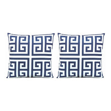 Load image into Gallery viewer, Blue &amp; White Pillows
