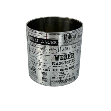 Silver Tin Planter