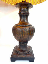 Load image into Gallery viewer, Wicker &amp; Faux Wormwood Lamps