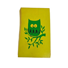 Load image into Gallery viewer, Green Wooden Owl Print