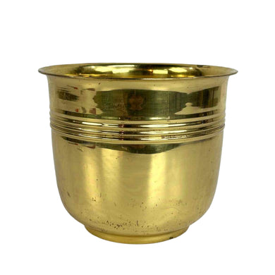 Bright Brass Planter