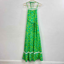 Load image into Gallery viewer, Halter Wrap Floral Sun Dress