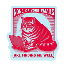Load image into Gallery viewer, Email Cat Sticker