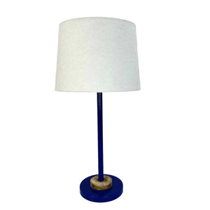 Blue Metal Lamp