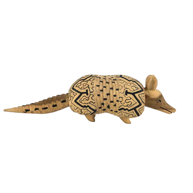 Carved Wooden Armadillo