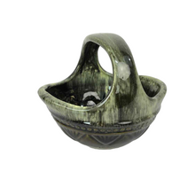 Load image into Gallery viewer, Drip Glaze Pottery Basket Bowl