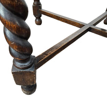 Load image into Gallery viewer, Draw Leaf Barley Twist Table