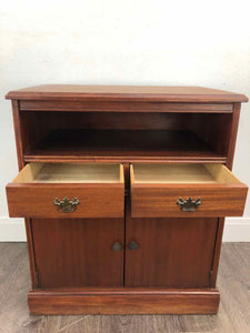 Wooden Record Player Cabinet