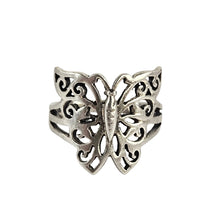 Load image into Gallery viewer, Sterling Butterfly Ring
