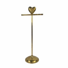 Load image into Gallery viewer, Brass Heart Jewelry Stand