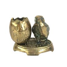 Load image into Gallery viewer, Chick &amp; Egg Brass Vase