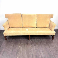 Load image into Gallery viewer, Cut Velvet Tan Couch
