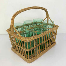 Load image into Gallery viewer, Rattan Drink Caddy