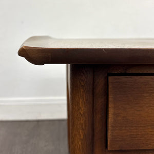 Modern Walnut End Table