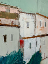 Load image into Gallery viewer, Modernist Italian Hillscape Painting