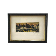 Load image into Gallery viewer, Modern Wharf Watercolor Painting