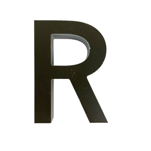 Solid Sign Letter R