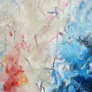 Lake of Fire Abstract Painting