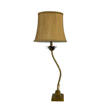 Curvy Brass Lamp