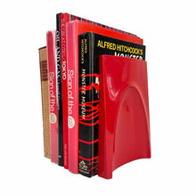 Load image into Gallery viewer, Space Age Red Arc Bookends